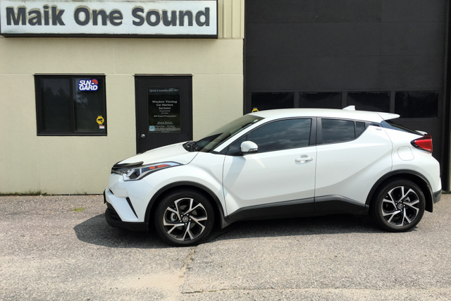 Toyota 2018 CH-R with professional window tint in North Bay